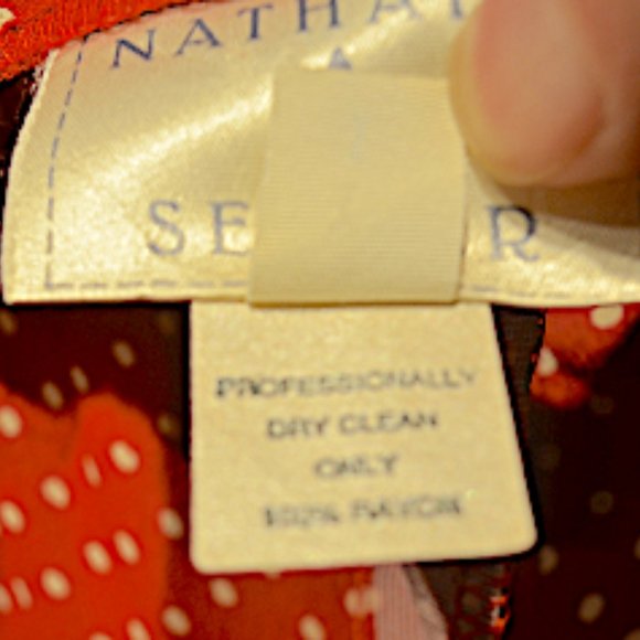 Vintage 90's Nathalie Seaver-Pindot Sundress - Picture 8 of 8